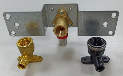 Планка монтажная КТ-01 для одной водорозетки Планка монтажная КТ-01 для одной водорозетки