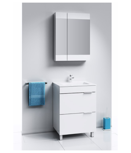 Тумба с умывальником AQWELLA Brig 60,5  Белый Br.01.06/2/W Тумба с умывальником AQWELLA Brig 60,5  Белый Br.01.06/2/W