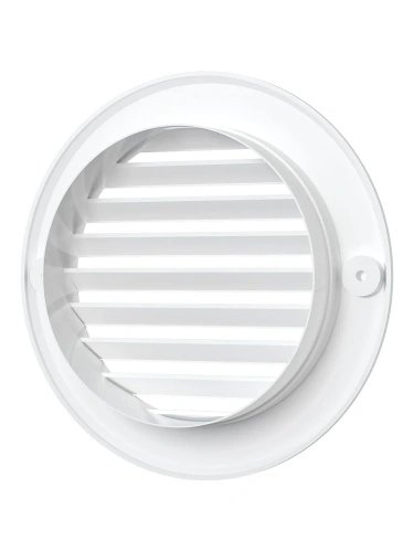 10РКН, Решетка наружная вентиляционная круглая D136 с фланцем D100, ASA 10РКН, Решетка наружная вентиляционная круглая D136 с фланцем D100, ASA