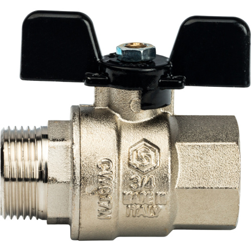 Кран шаровой 3/4"ВН ручка бабочка Stout SVB-0004-000020 Кран шаровой 3/4"ВН ручка бабочка Stout SVB-0004-000020