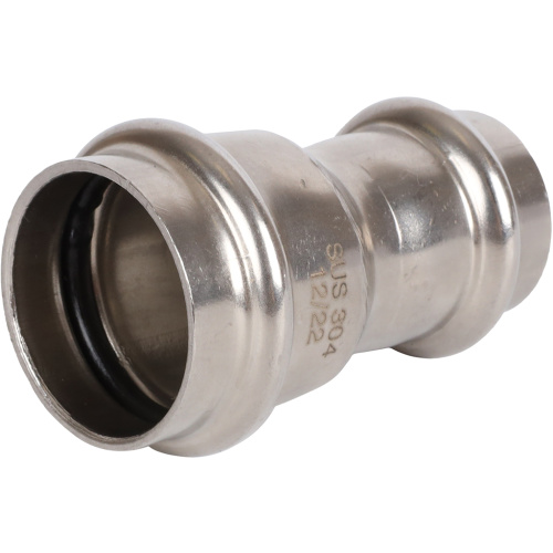 Муфта переходная ВПр 28х22 пресс, нержавеющая сталь Rommer Муфта переходная ВПр 28х22 пресс, нержавеющая сталь Rommer