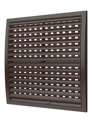 3535РРПН кор, Решетка наружная ASA вентиляционная регулируемая 350х350, коричневая 3535РРПН кор, Решетка наружная ASA вентиляционная регулируемая 350х350, коричневая