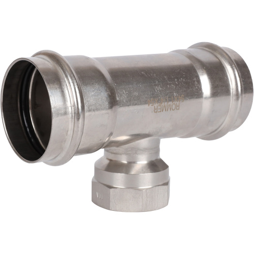 Тройник с резьбой ВПр-ВР 54x11/4"x54 пресс, нержавеющая сталь Rommer Тройник с резьбой ВПр-ВР 54x11/4"x54 пресс, нержавеющая сталь Rommer