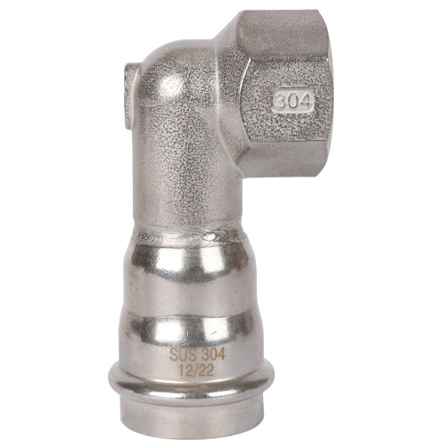 Угольник с резьбой ВПр-ВР 35х1" пресс, нержавеющая сталь Rommer Угольник с резьбой ВПр-ВР 35х1" пресс, нержавеющая сталь Rommer