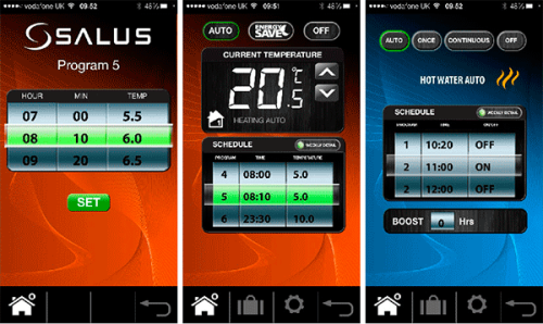 Комплект Salus iT500+iTG500+iT500RX, Wi-Fi термостат для управления системой отопления