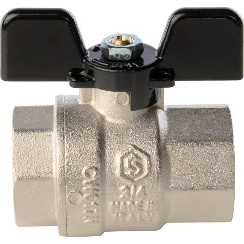 Кран шаровой 3/4"ВВ ручка бабочка Stout SVB-0002-000020 Кран шаровой 3/4"ВВ ручка бабочка Stout SVB-0002-000020