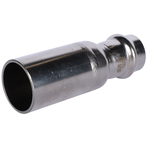 Муфта переходная однораструбная НПр 28x18 пресс, нержавеющая сталь Rommer Муфта переходная однораструбная НПр 28x18 пресс, нержавеющая сталь Rommer