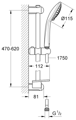 Душевой гарнитур Grohe Euphoria Champagne 27232001