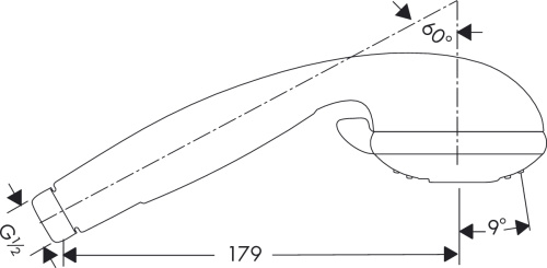 Душевая лейка Hansgrohe Croma 28573000