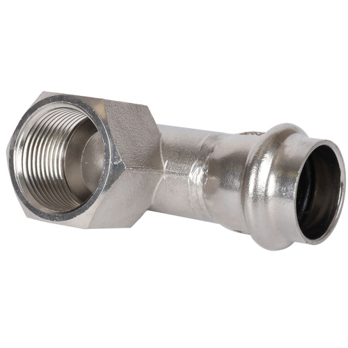 Угольник с резьбой ВПр-ВР 22х3/4" пресс, нержавеющая сталь Rommer Угольник с резьбой ВПр-ВР 22х3/4" пресс, нержавеющая сталь Rommer