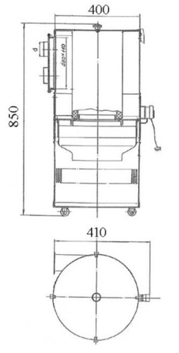 Фильтр на пайку ФПА-400-100 Фильтр на пайку ФПА-400-100
