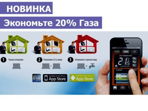 Комплект Salus iT500+iTG500+iT500RX, Wi-Fi термостат для управления системой отопления