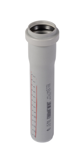 Труба 40 длина 150 мм PP HTEM Ostendorf внутренняя канализация Труба 40 длина 150 мм PP HTEM Ostendorf внутренняя канализация