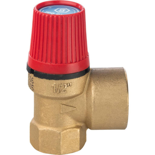 Предохранительный клапан Stout 1/2"x1,5 бар для отопления SVS-0001-001515 Предохранительный клапан Stout 1/2"x1,5 бар для отопления SVS-0001-001515
