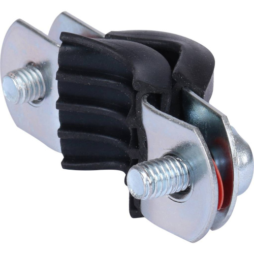 Хомут 3/8" D15-19мм с гайкой M8 оцинкованный с резинкой Stout SAC-0020-000038 Хомут 3/8" D15-19мм с гайкой M8 оцинкованный с резинкой Stout SAC-0020-000038
