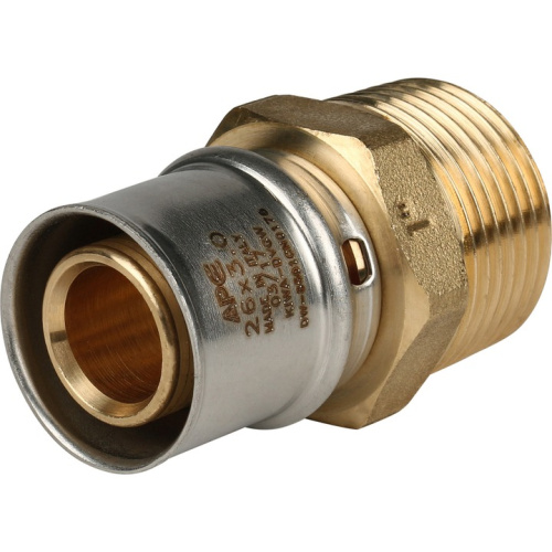 Соединитель пресс Stout 26х1"Н металлопластик SFP-0001-000126