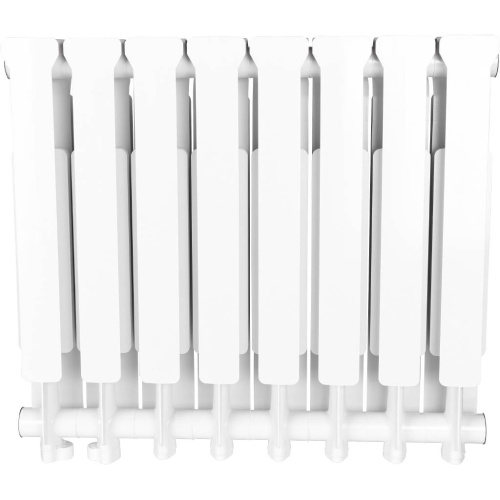 Радиатор алюминиевый STOUT Bravo  500 8 секций ( ниж. прав. )