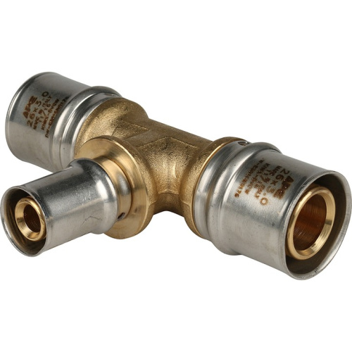 Тройник переходной пресс 26x16x26 Stout металлопластик SFP-0005-261626