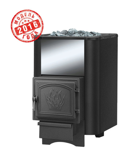 Чугунная печь для бани Везувий Сенсация 12 Антрацит (261)