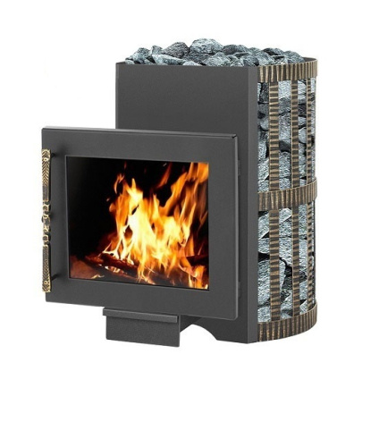 Печь для бани Везувий Скиф Ковка 16 Панорама 2016