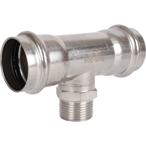 Тройник с резьбой ВПр-НР 42x1"x42 пресс, нержавеющая сталь Rommer Тройник с резьбой ВПр-НР 42x1"x42 пресс, нержавеющая сталь Rommer