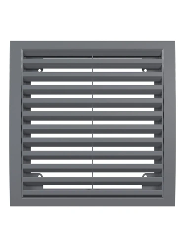 2020РРН сер, Решетка наружная ASA вентиляционная вытяжная 200х200, серая 2020РРН сер, Решетка наружная ASA вентиляционная вытяжная 200х200, серая