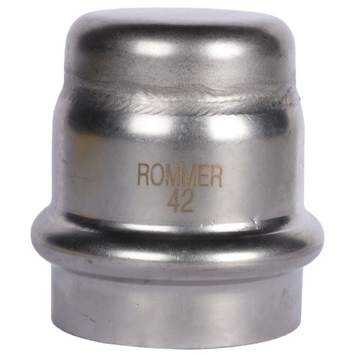 Заглушка ВПр 42 пресс, нержавеющая сталь Rommer Заглушка ВПр 42 пресс, нержавеющая сталь Rommer
