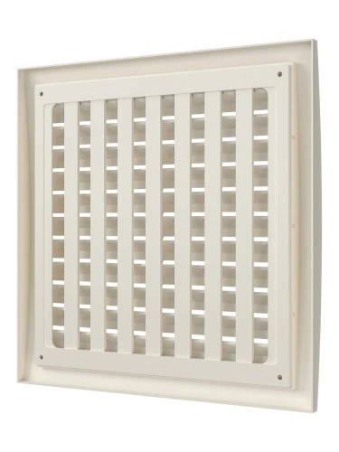 2525РРПН Ivory, Решетка наружная ASA вентиляционная регулируемая 250х250 2525РРПН Ivory, Решетка наружная ASA вентиляционная регулируемая 250х250
