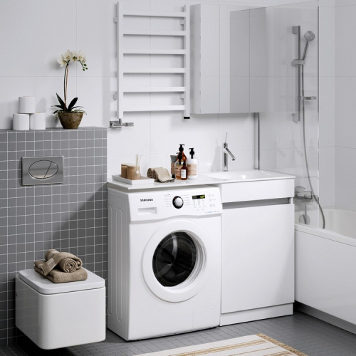 Тумба с умывальником AQWELLA Forma 115 Белый FOR0105KR Тумба с умывальником AQWELLA Forma 115 Белый FOR0105KR