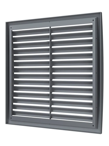 3535РРН сер, Решетка наружная ASA вентиляционная вытяжная 350х350, серая 3535РРН сер, Решетка наружная ASA вентиляционная вытяжная 350х350, серая
