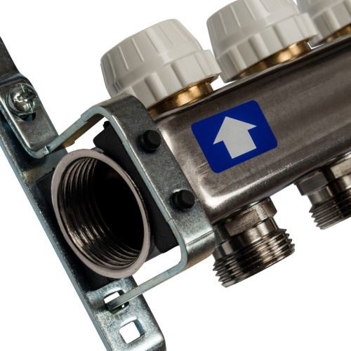 Коллектор отопления STOUT 1"нержа., 7x3/4" без расходомеров, без кранов SMS 0932 000007