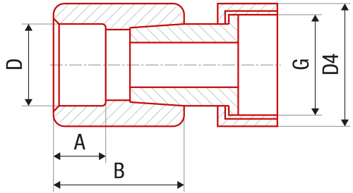 Муфта с накидной гайкой FV-plast 25x1"В полипропилен AA226025001