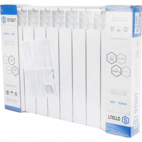 Радиатор биметаллический Stout Space 500 - 13 секций