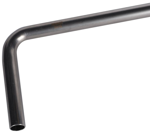 Отвод безраструбный 90° НПр 15х100х600 пресс, нержавеющая сталь Rommer Отвод безраструбный 90° НПр 15х100х600 пресс, нержавеющая сталь Rommer