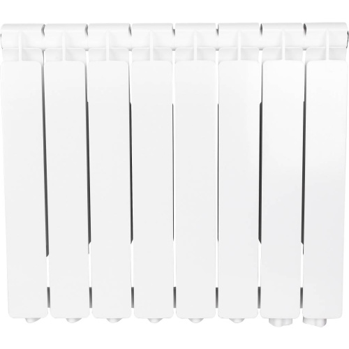 Радиатор алюминиевый STOUT Bravo  500 8 секций ( ниж. прав. )