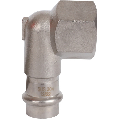 Угольник с резьбой ВПр-ВР 18х3/4" пресс, нержавеющая сталь Rommer Угольник с резьбой ВПр-ВР 18х3/4" пресс, нержавеющая сталь Rommer