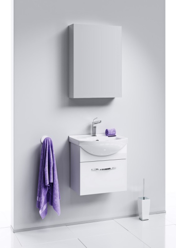 Тумба с умывальником AQWELLA Allegro 50 Белый Agr.01.05/1 Тумба с умывальником AQWELLA Allegro 50 Белый Agr.01.05/1