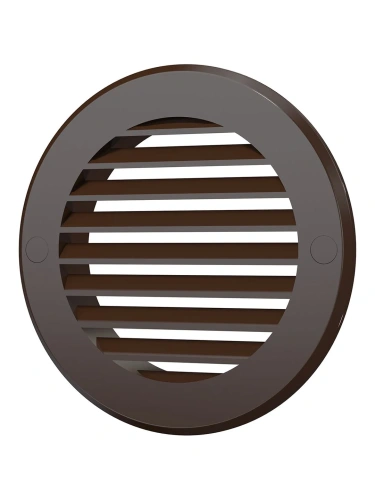 10РКН кор, Решетка наружная вентиляционная круглая D136 с фланцем D100, ASA кор 10РКН кор, Решетка наружная вентиляционная круглая D136 с фланцем D100, ASA кор