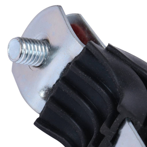 Хомут 3/8" D15-19мм с гайкой M8 оцинкованный с резинкой Stout SAC-0020-000038 Хомут 3/8" D15-19мм с гайкой M8 оцинкованный с резинкой Stout SAC-0020-000038