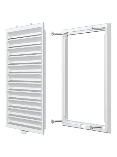 Решетка вентиляционная RZN разъемная сетка 150х200 пластик ERA