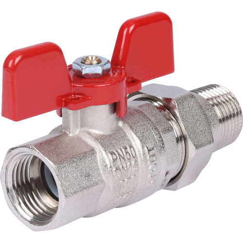 Кран шаровой 1/2"ВН с американкой EPDM, ручка бабочка Stout SVB-1007-000015 Кран шаровой 1/2"ВН с американкой EPDM, ручка бабочка Stout SVB-1007-000015