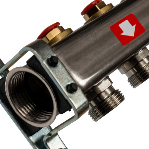 Коллектор отопления STOUT 1"нержа., 6x3/4" без расходомеров, без кранов SMS 0932 000006