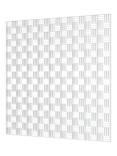 П6060ДП fusion, Решетка вентиляционная декоративная потолочная 595х595, бел П6060ДП fusion, Решетка вентиляционная декоративная потолочная 595х595, бел