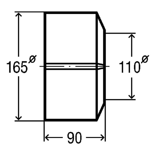 Розетка 110x165x90 для отвода к унитазу, белая Viega Розетка 110x165x90 для отвода к унитазу, белая Viega