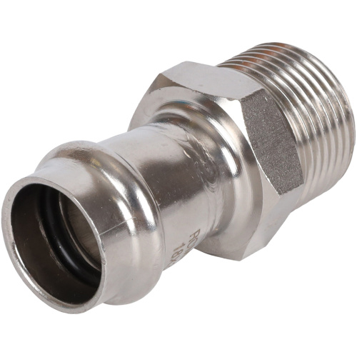 Соединитель ВПр-НР 18x3/4" пресс, нержавеющая сталь Rommer Соединитель ВПр-НР 18x3/4" пресс, нержавеющая сталь Rommer