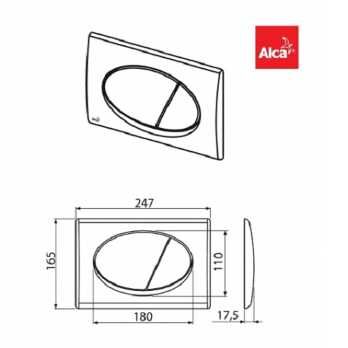 Инсталляция для унитаза 3 в 1 Alcaplast Sádromodul рама AM101/1120, кнопка M70, крепеж Инсталляция для унитаза 3 в 1 Alcaplast Sádromodul рама AM101/1120, кнопка M70, крепеж
