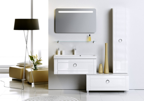 Тумба с умывальником AQWELLA  Infinity 80 Белый Inf.01.08/001 Тумба с умывальником AQWELLA  Infinity 80 Белый Inf.01.08/001