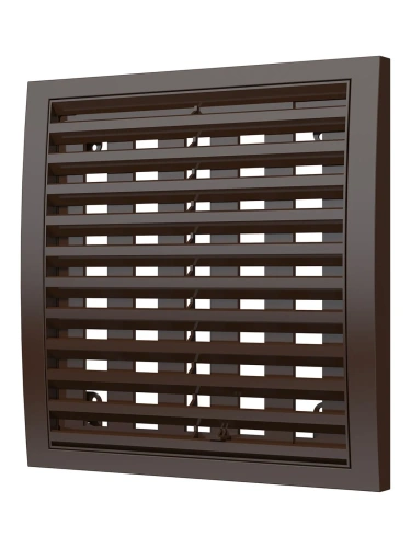 1515РРПН кор, Решетка наружная ASA вентиляционная регулируемая 150х150, коричневая 1515РРПН кор, Решетка наружная ASA вентиляционная регулируемая 150х150, коричневая