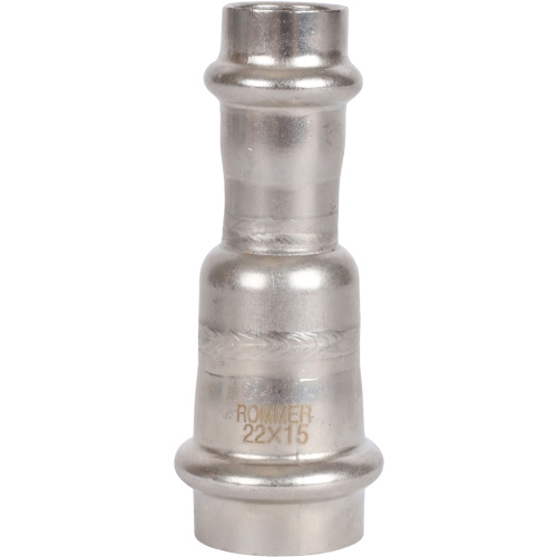 Муфта переходная ВПр 22х15 пресс, нержавеющая сталь Rommer Муфта переходная ВПр 22х15 пресс, нержавеющая сталь Rommer