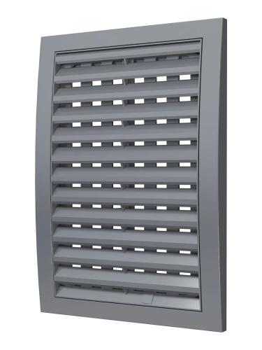 1825РРПН сер, Решетка наружная ASA вентиляционная регулируемая 180х250, серая 1825РРПН сер, Решетка наружная ASA вентиляционная регулируемая 180х250, серая